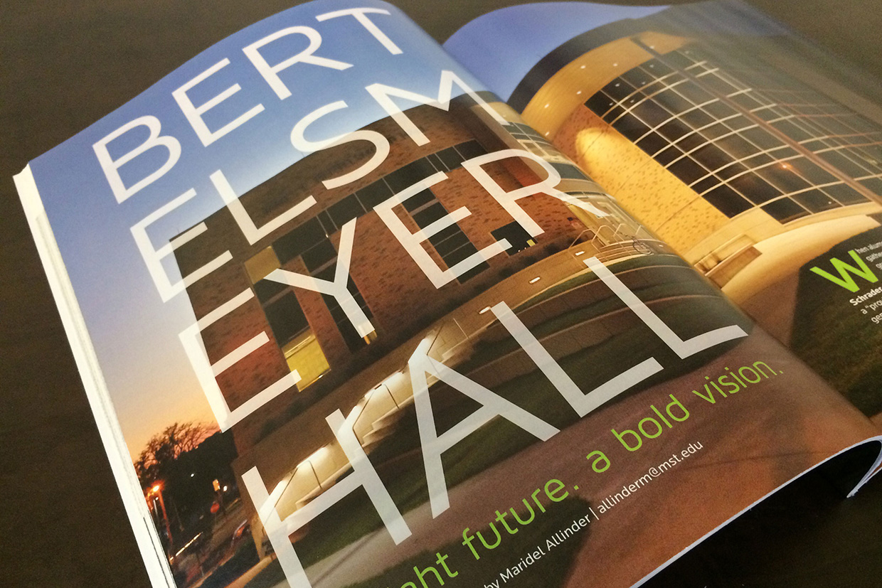 Missouri S&T magazine Bertelsmeyer Hall feature