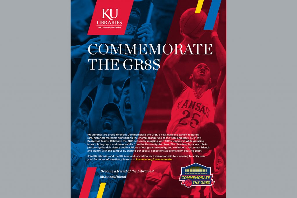 Commemorate the Gr8s KU Alumni ad